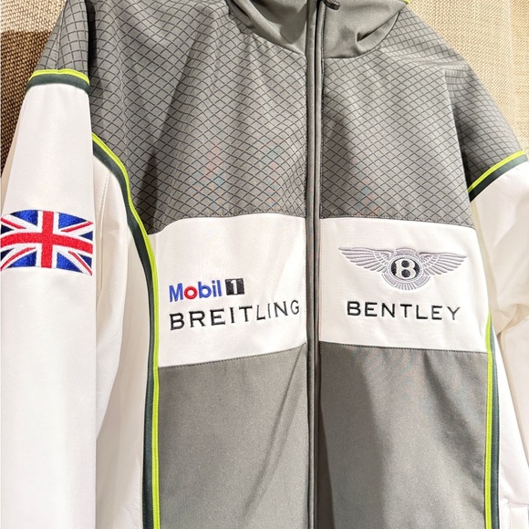 Mobil 1 Breitling Bentley Performance Men’s Collectible Jacket Size XL New Race - Picture 2 of 6